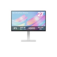 Монитор, LG, 27US500-W, 27", 3840 x 2160, IPS, 60Гц, HDMI*2, DP, 300 кд/м, 1000:1, 1.07B, 5мс, угол обзора(гор/верт) 178/178, 16:9, Белый	