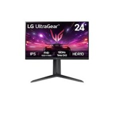Монитор, LG, 24GS65F-B, 23.8", 1920 x 1080, IPS, 180Гц, HDMI, DP, 300кд/м2, 1000:1, 16.7M, 1мс, угол обзора(гор/верт) 178/178, 16:9, Чёрный	