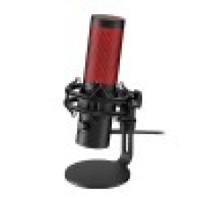 Микрофон, HyperX, 872V1AA, QuadCast 2, конденсаторный, 48кГц/16 бит, 20Гц-20кГц, -6дБ, USB, Черный