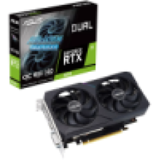 ASUS Video Card NVidia Dual GeForce RTX 3050 V2 OC Edition 8GB GDDR6 VGA with two powerful Axial-tech fans and a 2-slot design for broad compatibility, PCIe 4.0, 1xDVI-D, 1xHDMI 2.1, 1xDisplayPort 1.4a