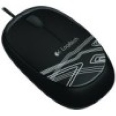 LOGITECH M105 Corded Mouse - BLACK - USB