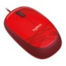 LOGITECH M105 Corded Mouse - RED - USB