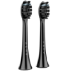 AENO Replacement toothbrush heads, Black, Dupont bristles, 2pcs in set (for ADB0004/ADB0006 and ADB0003/ADB0005