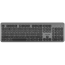 Multimedia bluetooth 5.1 keyboard MAC Version,104 keys, slim design with low profile silent keys,RU layout ,Size 439.4*135.3mm* 23.2mm,526g