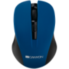 CNE-CMSW1BL CANYON мышь, цвет - синий, беспроводная 2.4 Гц, DPI 800/1000/1200 DPI, 3 кнопки и колесо прокрутки, прорезиненное покрытие