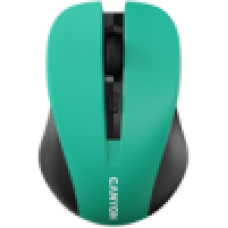 CNE-CMSW1GR CANYON мышь, цвет - зеленый, беспроводная 2.4 Гц, DPI 800/1000/1200 DPI, 3 кнопки и колесо прокрутки, прорезиненное покрытие