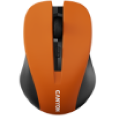CNE-CMSW1O CANYON мышь, цвет - оранжевый, беспроводная 2.4 Гц, DPI 800/1000/1200 DPI, 3 кнопки и колесо прокрутки, прорезиненное покрытие