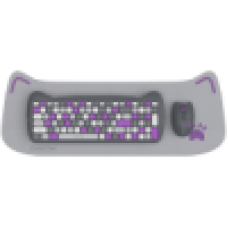 CANYON HSET-W6 EN Keyboard+Mouse Kitty Edition AAA+АА Wireless Violet