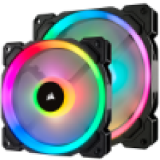 Corsair LL Series, LL140 RGB, 140mm Dual Light Loop RGB LED PWM Fan, Single Pack
