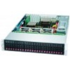Supermicro server chassis CSE-216BE2C-R920LPB, 2U, 24 x 2.5" hot-swap SAS/SATA drive bay, optional 2 x 2.5" hot-swap drive bay, 1U 920W RPSU