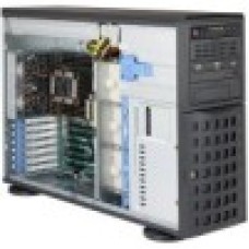Supermicro server chassis CSE-745BAC-R1K23B 4U tower chassis, Dual, single Intel/ AMD CPU, 7 full-height & full-length expansion slot(s), 8 x 3.5"/2.5" hot-swap SAS drive bay with SES3, 8-port 4U/Tower 3.5-inch
