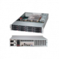 Supermicro chassis CSE-826BE1C4-R1K23LPB, 2U, Dual and Single Intel and AMD CPUs, 2.12 x 3.5" hot-swap SAS/SATA drive bay with SES3, optional 2 x 2.5" hot-swap drive bay, 4.1U 1200W/1000W PSU