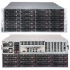 Supermicro 847BE1C4-R1K23LPB 4U chassis 1200W, 36 x 3.5'' hot-swap SAS/SATA drive bay with SES3