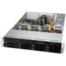 Supermicro server chassis CSE-LA25TQC-R609LP, 2U Dual and Single Intel and AMD CPUs, 7 low-profile expansion slot(s), 8 x 3.5" (tool-less) or 2.5" (screw) hot-swap SAS3/SATA drive bay, 600W / 650W RPSU