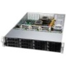 Supermicro server chassis CSE-LA26E1C4-R609LP, 2U, 12x 3.5" (tool-less) or 2.5" (screw) hot-swap, 12-port 2U SAS3 12Gbps, 600W RPSU