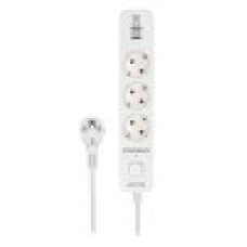 Сетевой фильтр Гарнизон, EPS-3-CU2-W-2, 2м, Белый 3розетки, 2xUSB/­1xType-C, 10A, White