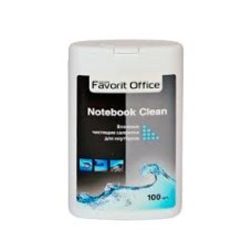F430029 "FAVORIT OFFICE" Notebook Clean Влажные салфетки для Ноутбуков (фляга - 100 шт)	
