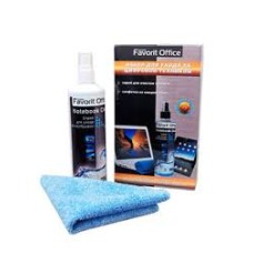 F440013 "FAVORIT OFFICE" Notebook clean complete Набор для Ноутбуков. Спрей 50 мл + Тонкая микрофибра 18х18 (блистер)