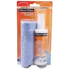 F540393 "FAVORIT OFFICE" Набор для ухода цифровой техникой, спрей 250 мл + 1 микрофибра