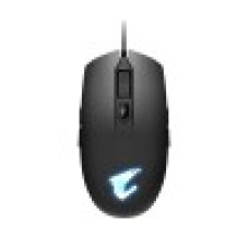 Компьютерная мышь, Gigabyte, GM-AORUS M2, Игровая, Оптическая 6200 dpi, Прорезиненные боковые вставки, Подсветка 16.8 млн. цветов, Проводная, USB, 1.8 м, Чёрная