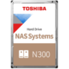 HDD NAS TOSHIBA 12TB N300 CMR (3.5'', 256MB, 7200RPM, SATA 6Gbps, RV Sensor, TBW: 180)
