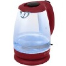 Чайник Hyundai HYK-G1002 1.7л. 2200Вт бордовый (стекло/­пластик)	