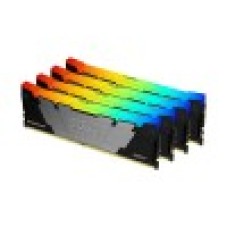 Комплект модулей памяти, Kingston, FURY Renegade RGB KF436C18RB2AK4/128 (Kit 4x32GB), DDR4, CL18, 128GB, DIMM , Чёрный