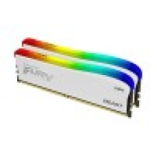 Комплект модулей памяти, Kingston, FURY Beast RGB KF432C16BWAK2/16 (Kit 2x8GB), DDR4, 16GB, DIMM , Белый