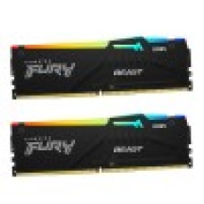 Модуль памяти Kingston Fury Beast RGB XMP KF564C32BBAK2-64 DDR5 DIMM 64Gb KIT (2x32Gb) 6400MHz CL32