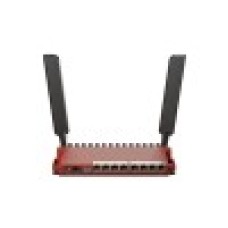 Маршрутизатор, MikroTik, L009UiGS-2HaxD-IN, 8 x Gbit LAN, 1 x 2.5 Gbit SFP port, 802.11b/g/n/ax, AX600, USB, PoE-out Ether8 Passive PoE, RouterOS, desktop/1U rackmount case, -40°C to 70°C