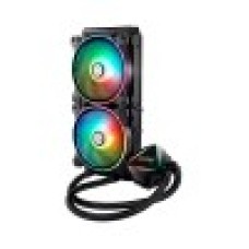 Кулер с водяным охлаждением, XPG, Levantex 240, LEVANTEX240-BKCWW, TDP 250W, Intel: LGA 1700, 1200, 115x и AMD: AM5, AM4, 2*120 ARGB, 600-2000 RPM ± 10%, 61.5 CFM, 18.17 dB(A), 4pin PWM, 272x121x27мм, Чёрный