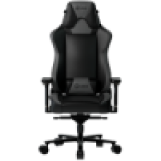 LORGAR Base 311, Gaming chair, PU eco-leather, 1.8 mm metal frame, multiblock mechanism, 4D armrests, 5 Star aluminium base, Class-4 gas lift, 75mm PU casters, Black + grey