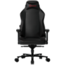 LORGAR Embrace 533, Gaming chair, PU eco-leather, 1.8 mm metal frame, multiblock mechanism, 4D armrests, 5 Star aluminium base, Class-4 gas lift, 75mm PU casters, Black