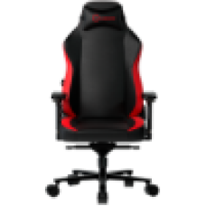 LORGAR Embrace 533, Gaming chair, PU eco-leather, 1.8 mm metal frame, multiblock mechanism, 4D armrests, 5 Star aluminium base, Class-4 gas lift, 75mm PU casters, Black + red