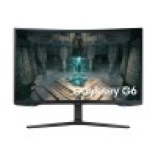Монитор, Samsung, Odyssey, G6 Smart, LS32BG650EIXCI, Изогнутый, 32", 2560 x1440, VA, 240 ГЦ, VGA*1, HDMI*2, Концентратор USB*2, 2,500:1, 350 кд/м, 1 мс, 100x100 мм, 16:9, Черный