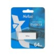 USB-накопитель, Netac, NT03U185N-064G-30WH, 64GB, USB3.0 Белый с подсветкой