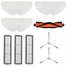 Набор аксессуаров (1 осн. Щетка,2 бок. Щетки,3 фильтра,3 тряпки) D9 Max(White)/F9 pro