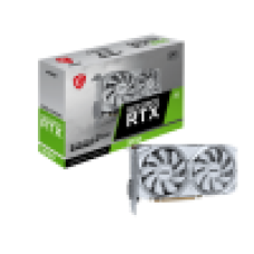 Видеокарта MSI GeForce RTX 3050 VENTUS 2X XS White 8G OC, 8G GDDR6 DVI HDMI DP White