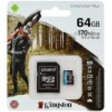 Карта памяти microSDXC 64GB, Kingston SDCG3/­64GB MemoryCard Class 10, + adapter SD