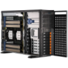 Supermicro server barebone SYS-741GE-TNRT, 16 DIMM slots, 4x PCIe 5.0 x16 (double-width) slots, 3x PCIe 5.0 x16, 2x M.2 NVMe for boot drive only, 2x 2000W (1+1) Redundant Power Supplies