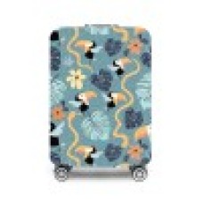 Чехол для чемодана, Travelsky, Toucan M, Для чемоданов размером 24"~26", Полиэстер, Мультиколор