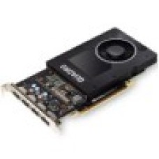 Видеоплата PNY Quadro P2000, PCI-Express 3.0 x16 5 GB GDDR5 160-bit, SLI , HDCP 2.2 and HDMI 2.0b support, 4x DP 1.4	