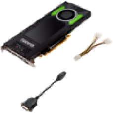 PNY NVIDIA Video Card Quadro P4000 GDDR5 8GB/256bit, 1792 CUDA Cores, PCI-E 3.0 x16, 4xDP, Cooler, Single Slot (DP-DVI-D Cable, 8 pin Power Cable