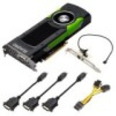 PNY NVIDIA Video Card Quadro P6000 24 GB GDDR5x 384-bit, CUDA Cores 3840, PCIE 3.0 x16, 4x DP1.4, 1x DVI-D (DL), 3-Pin 3D-Stereo"	