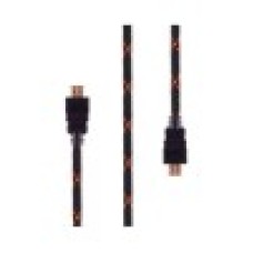 Rombica кабель для видео DX30 HDMI to HDMI, 2.1, 3 м., черно-оранжевый