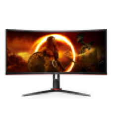 Монитор Игровой 34" AOC CU34G2X/BK/01