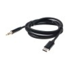 Аудиоконвертер USB Type-C -> Jack 3.5mm,CCAB-CM35M-1M-B, Черный Converter Audio, CCAB-CM35M-1M-B, 1м, black