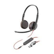 Наушники Poly/Blackwire 8225 Stereo USB-C Headset +USB-C/A Adapter